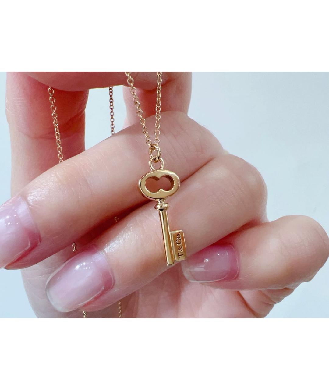 TIFFANY&CO Розовое колье из розового золота, фото 3