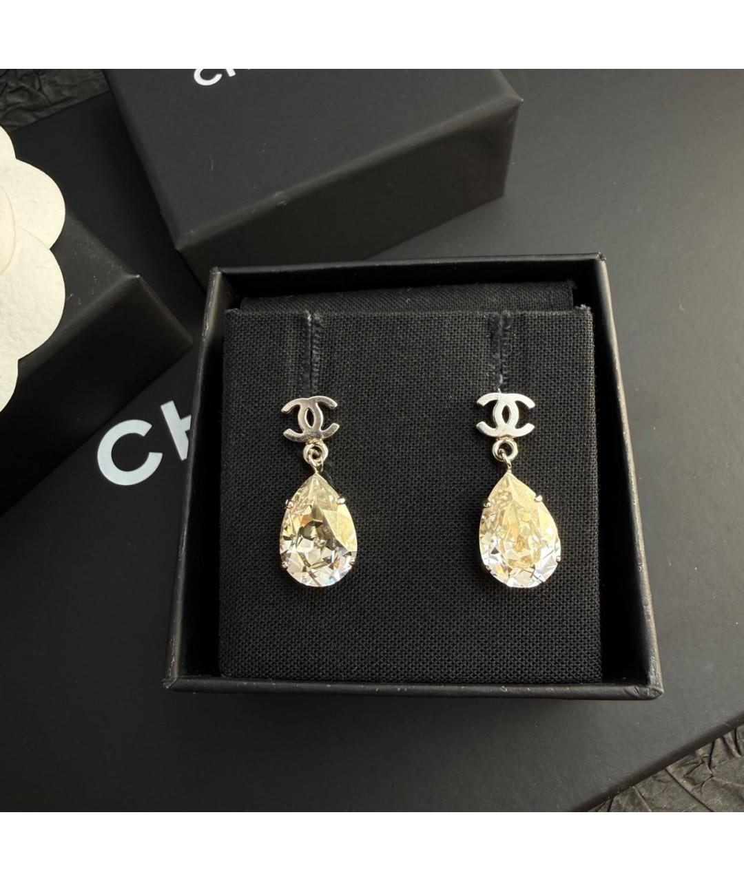 CHANEL Золотые серьги, фото 6