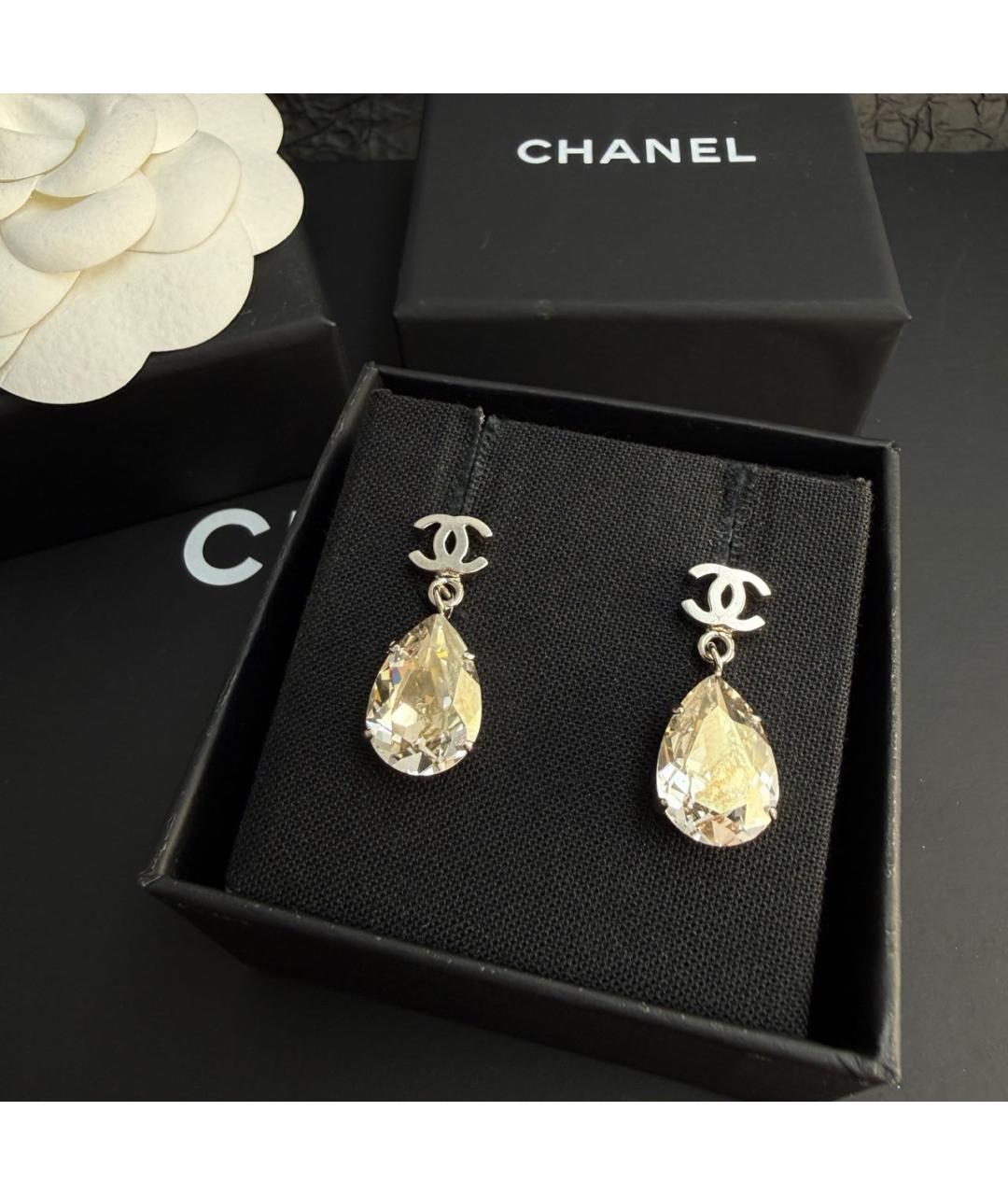CHANEL Золотые серьги, фото 3