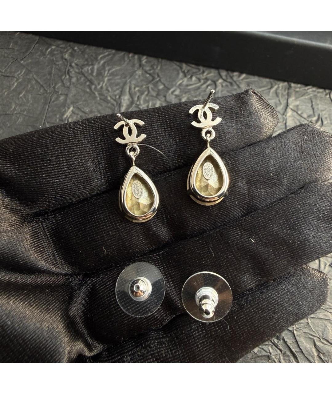 CHANEL Золотые серьги, фото 5