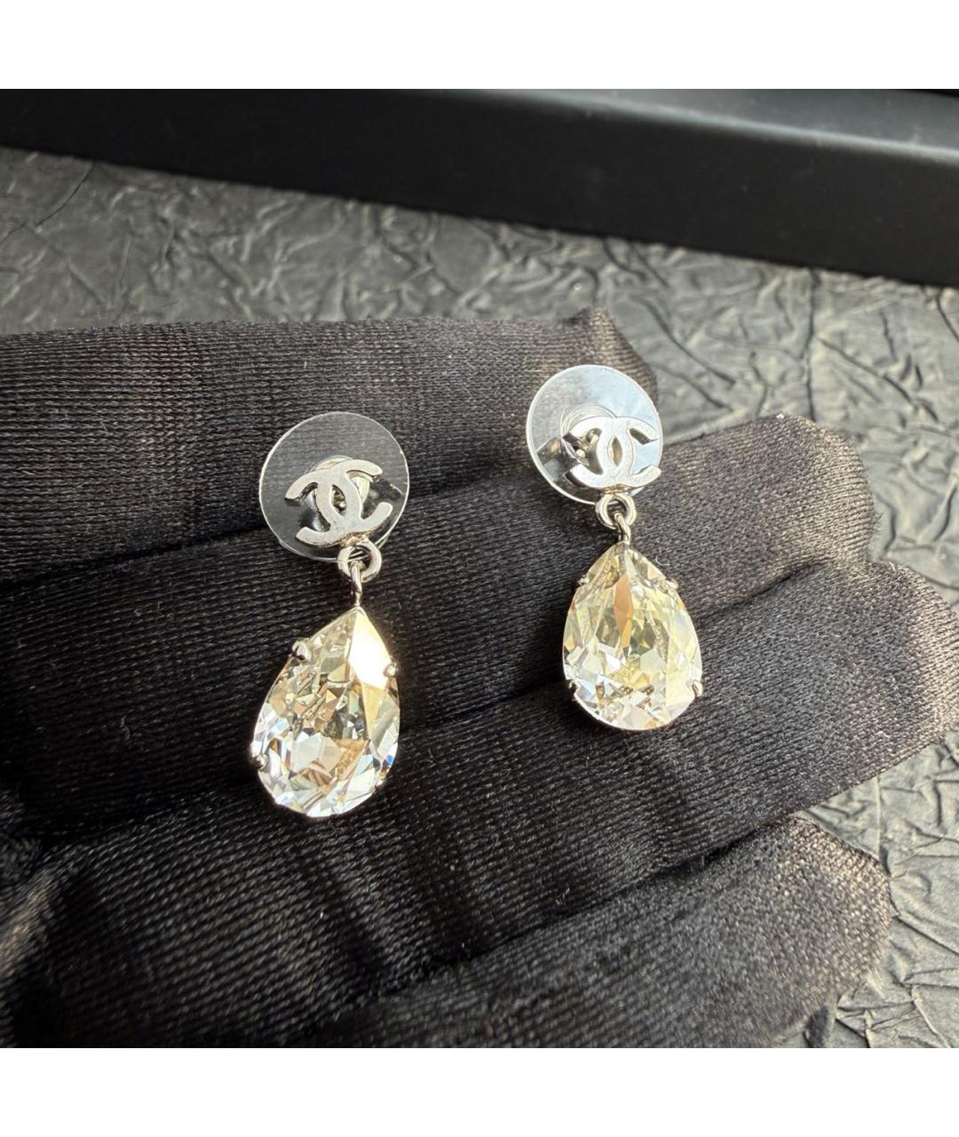 CHANEL Золотые серьги, фото 4