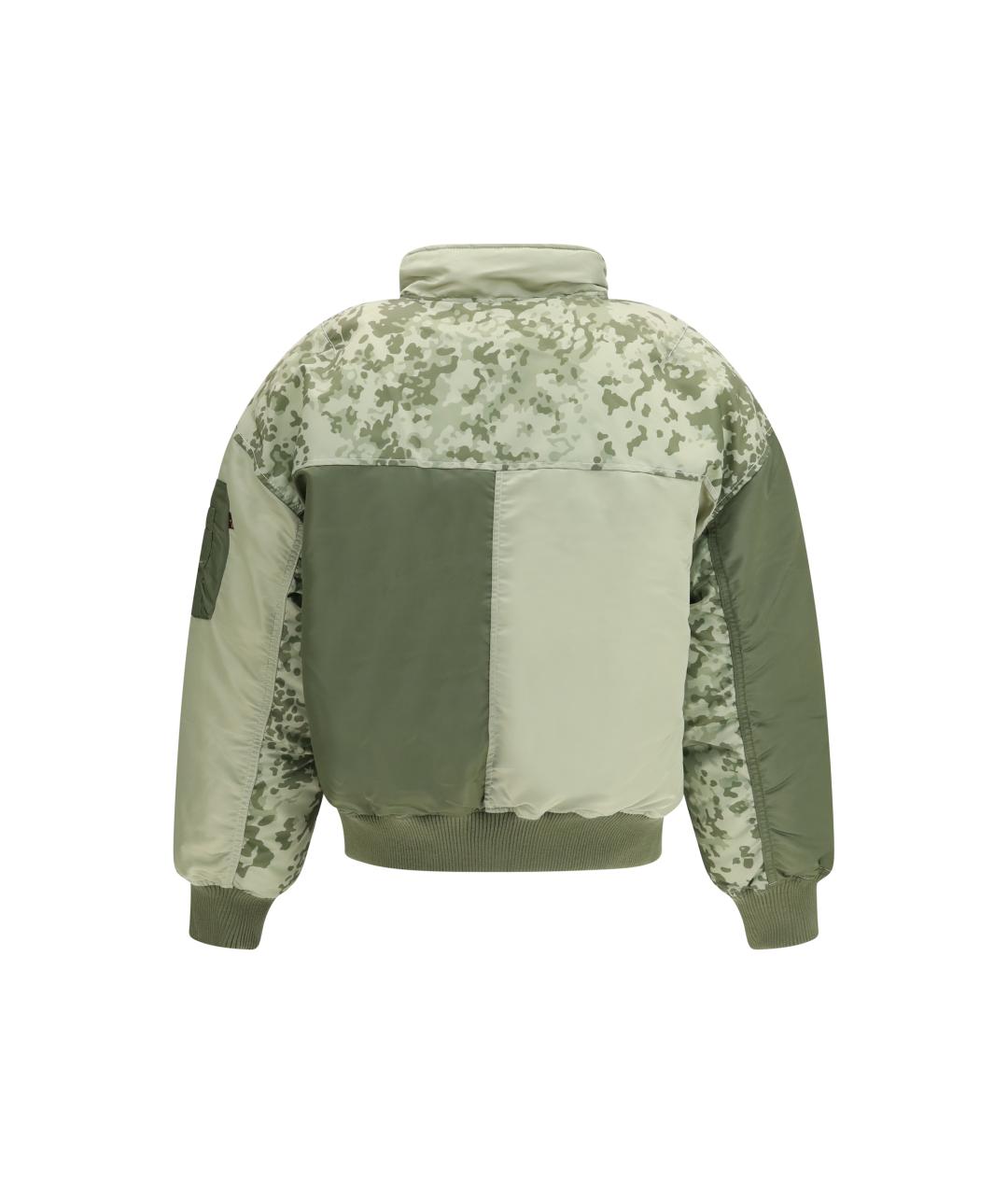 ALPHA INDUSTRIES Зеленая синтетическая куртка, фото 2