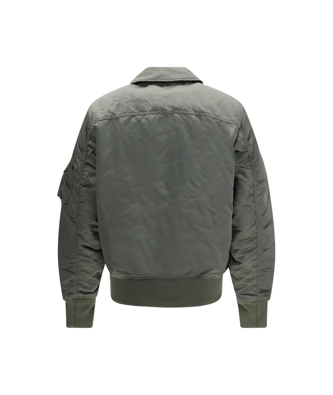 ALPHA INDUSTRIES Зеленая синтетическая куртка, фото 2