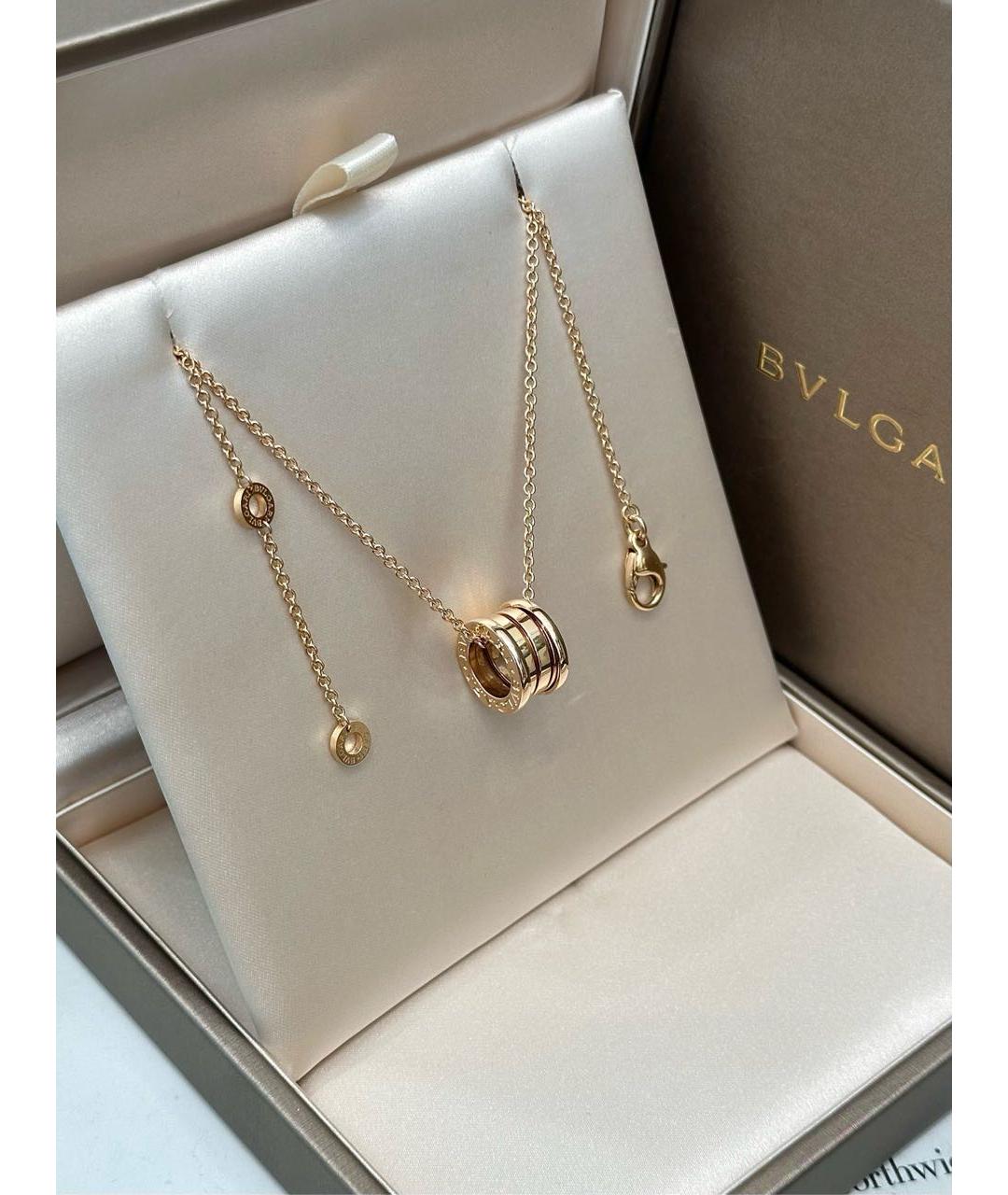 BVLGARI Золотое колье из розового золота, фото 3
