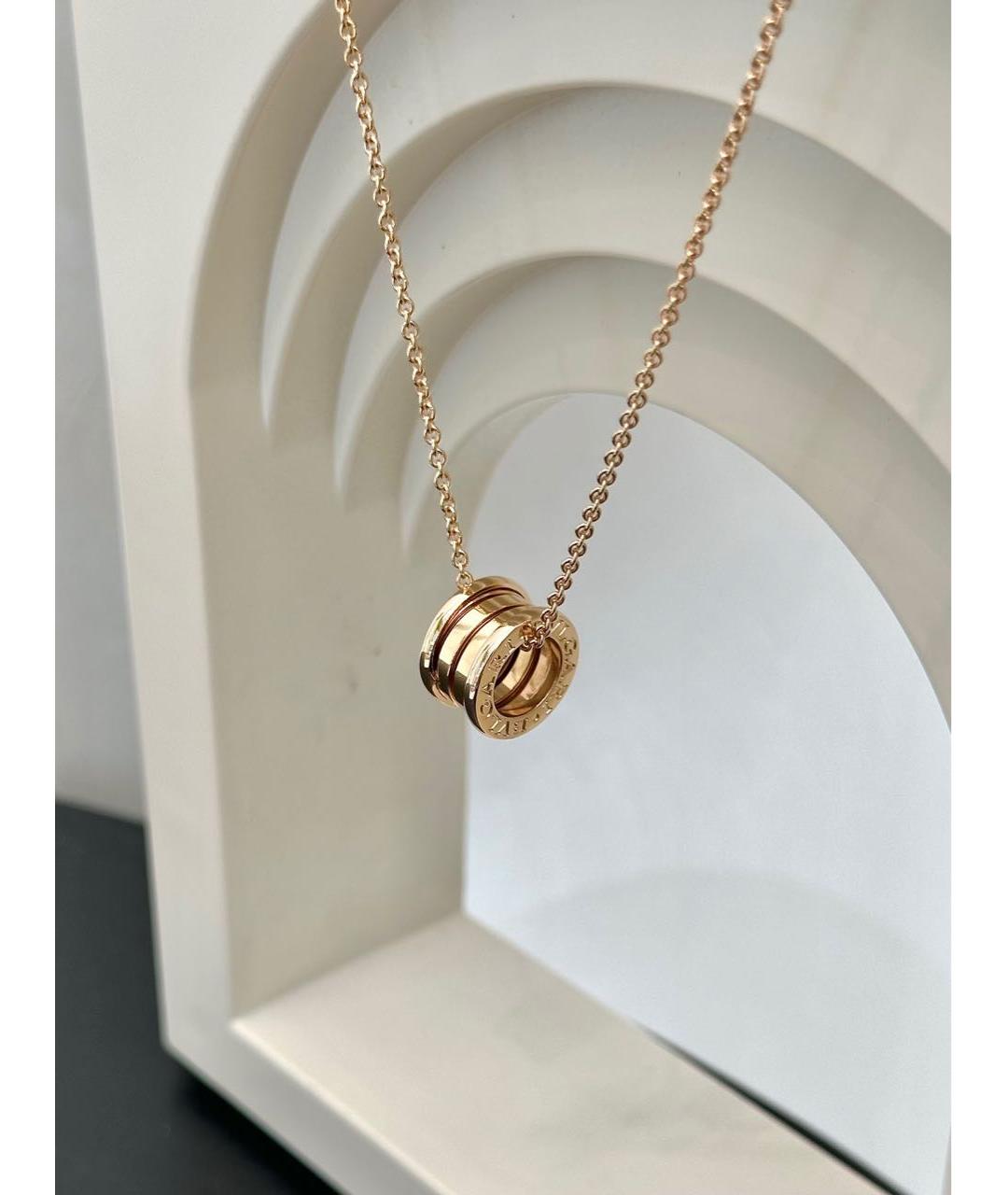 BVLGARI Золотое колье из розового золота, фото 5