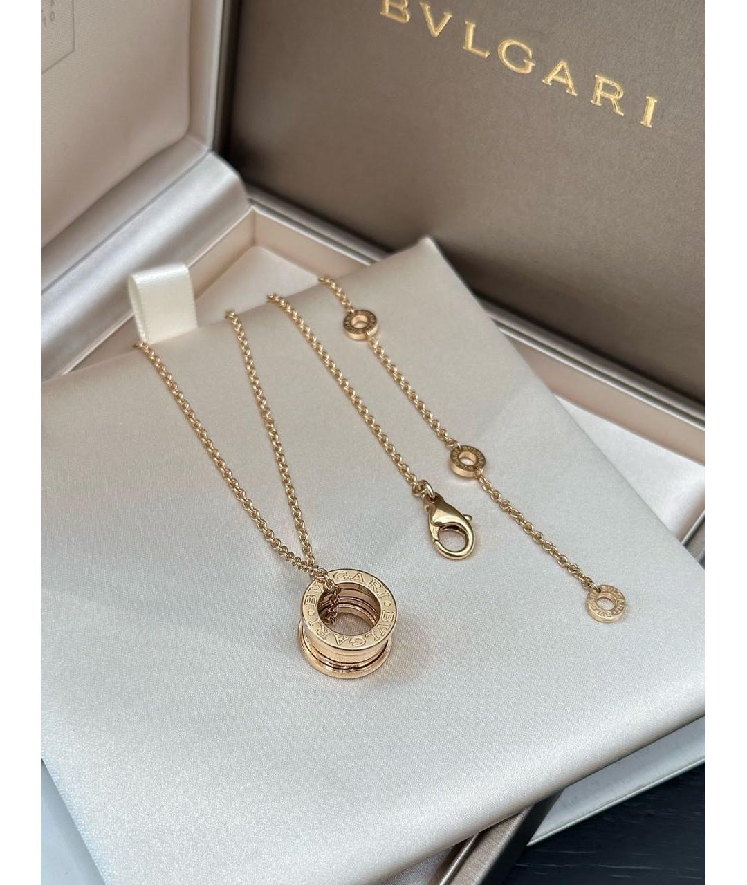 BVLGARI Золотое колье из розового золота, фото 4