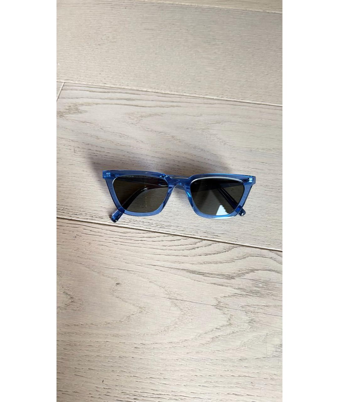 GENTLE MONSTER Синие пластиковые солнцезащитные очки, фото 5