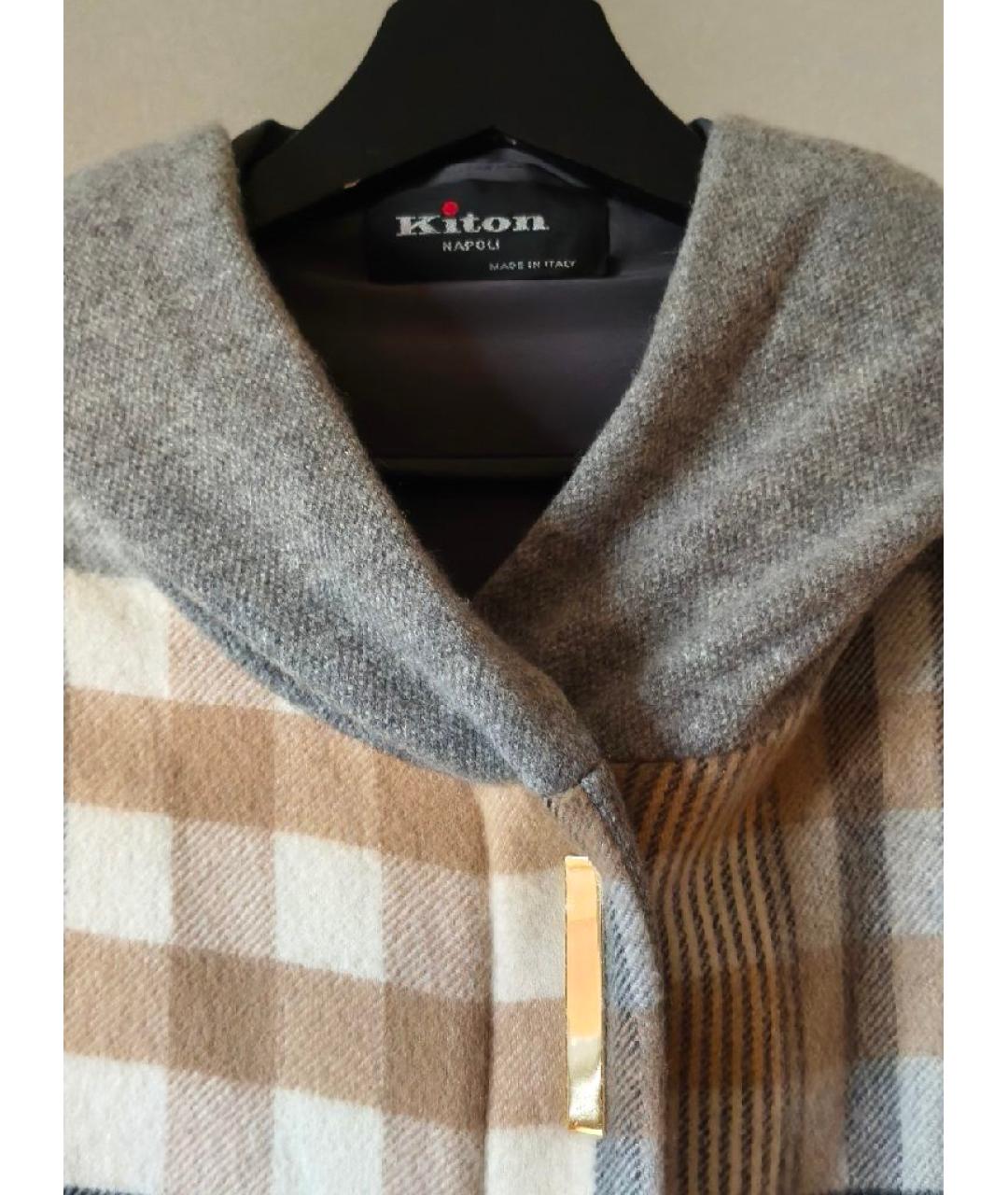 KITON Серая кашемировая куртка, фото 3