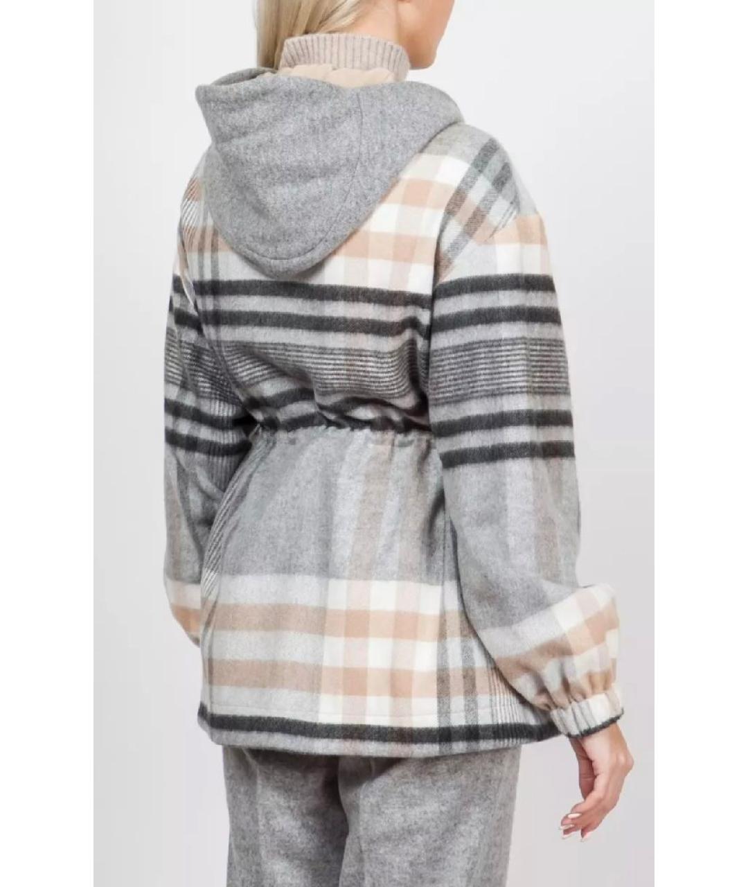 KITON Серая кашемировая куртка, фото 9
