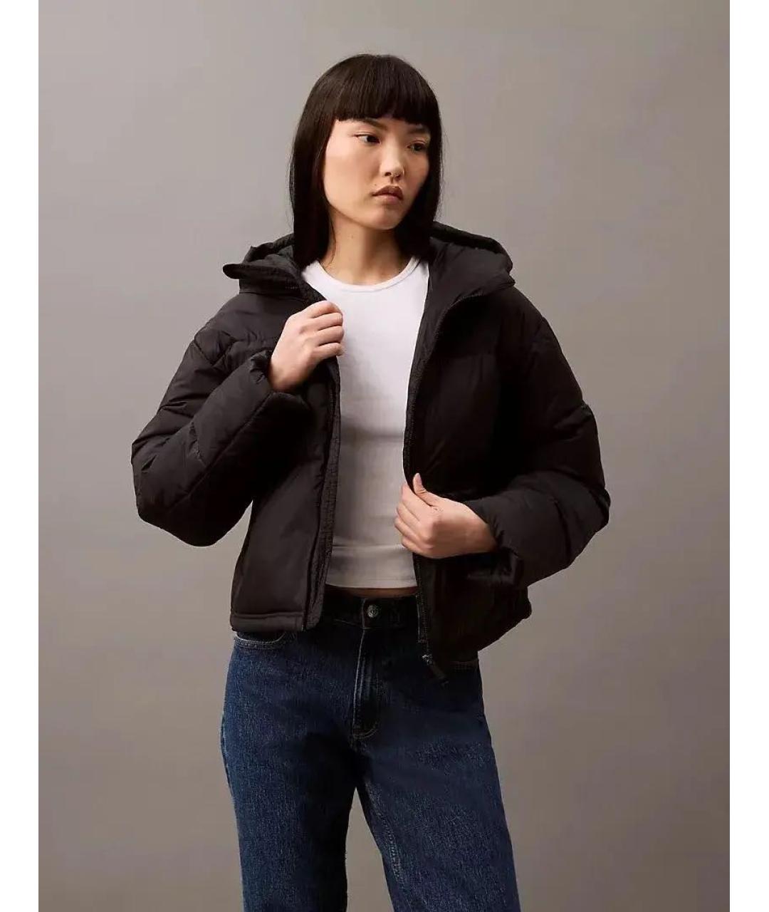 CALVIN KLEIN Черная куртка, фото 4