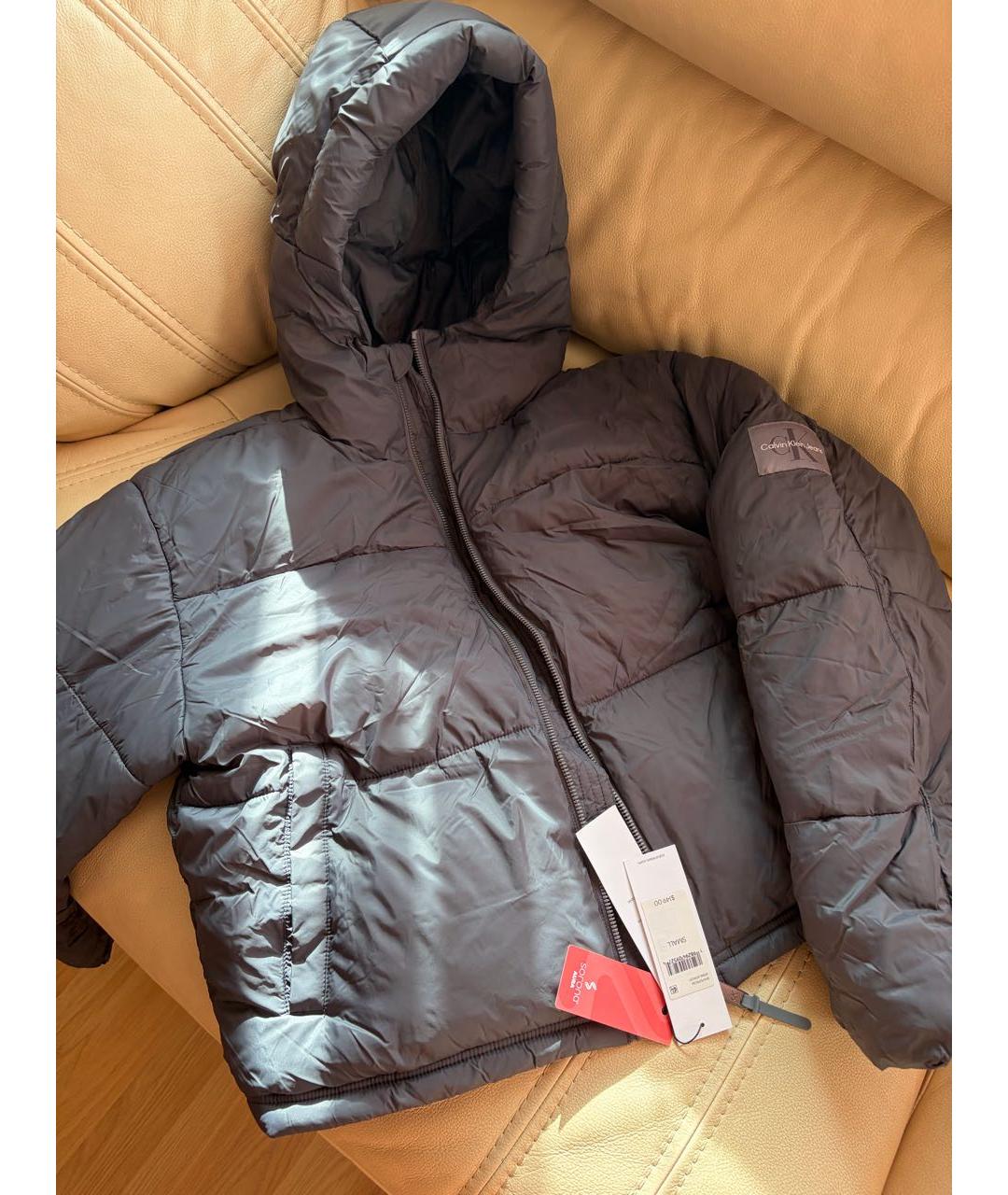 CALVIN KLEIN Черная куртка, фото 5
