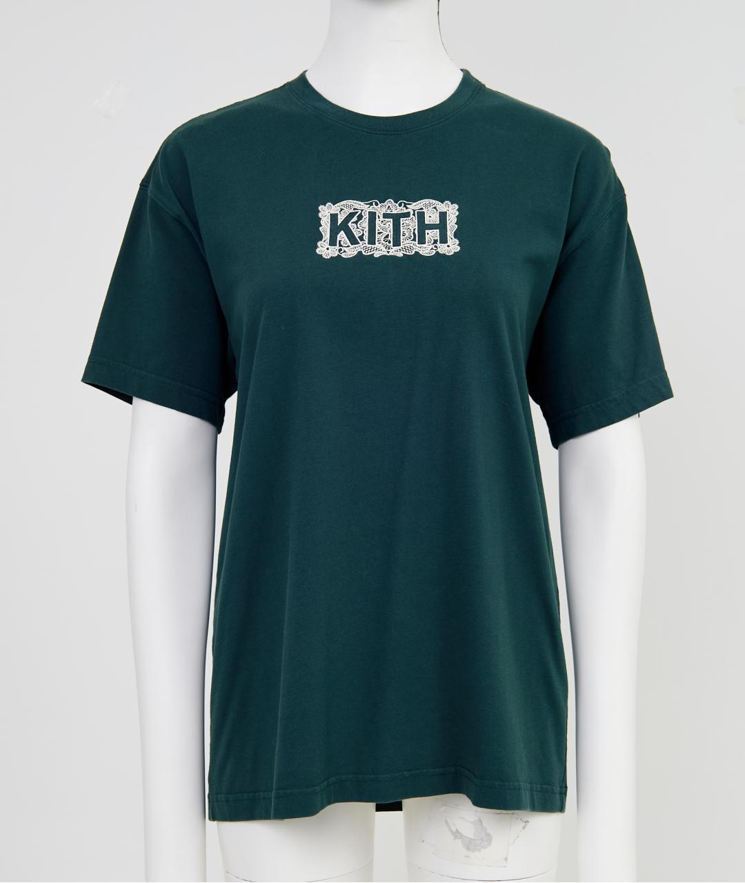 KITH Зеленая хлопковая майка, фото 4