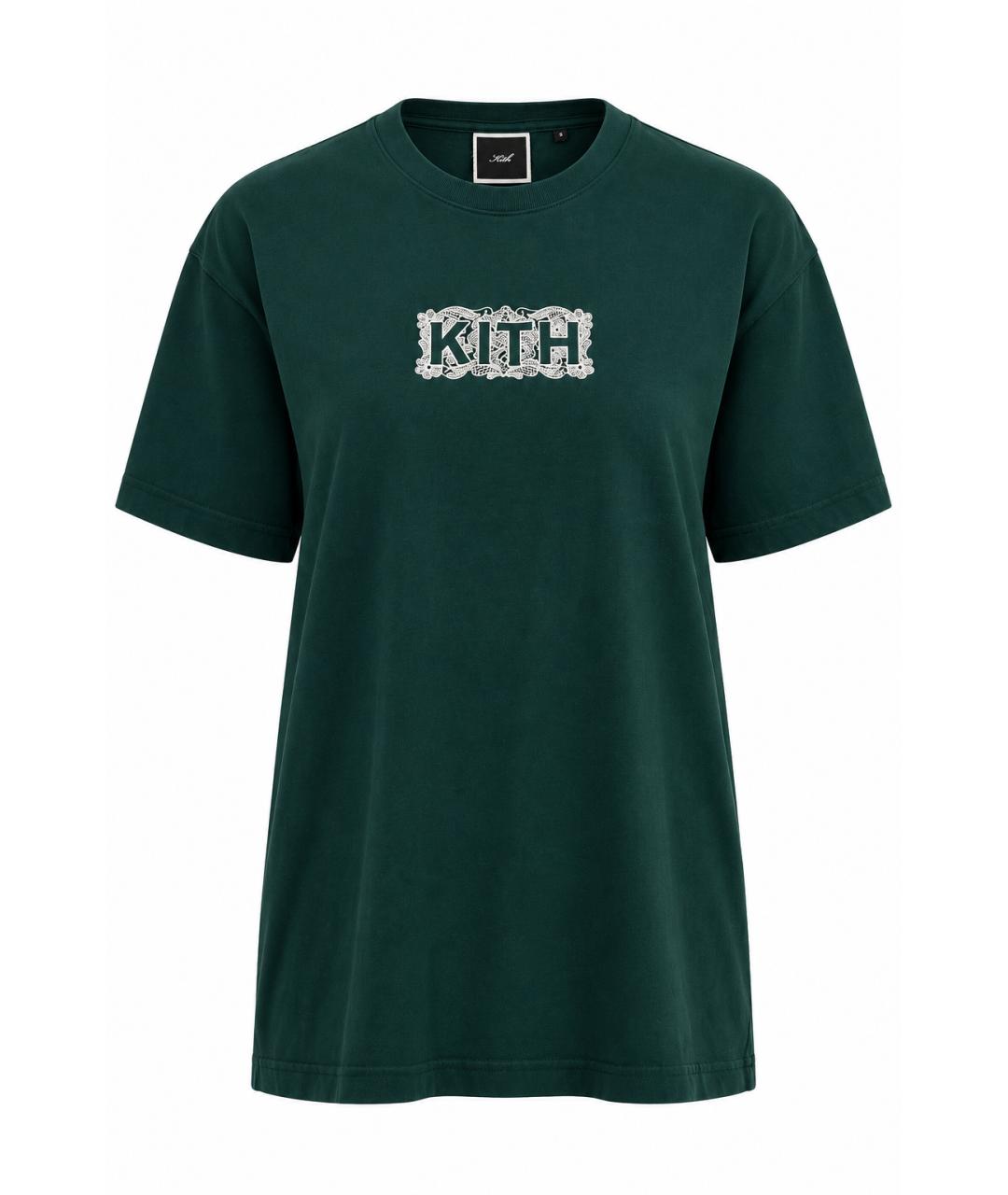 KITH Зеленая хлопковая майка, фото 5