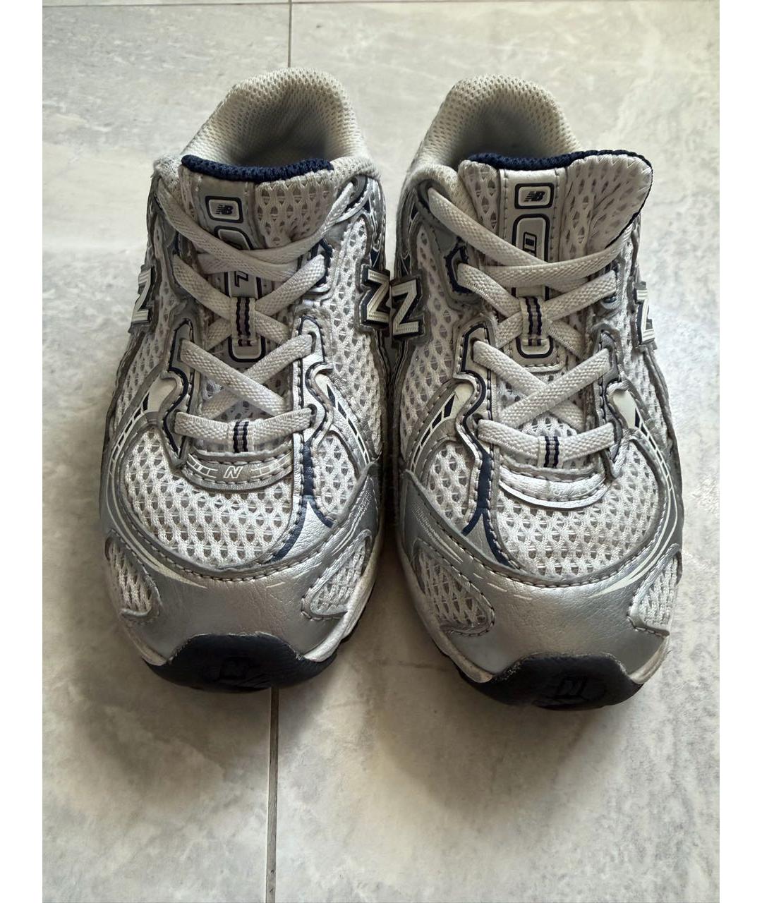 NEW BALANCE Серебряные кеды, фото 2
