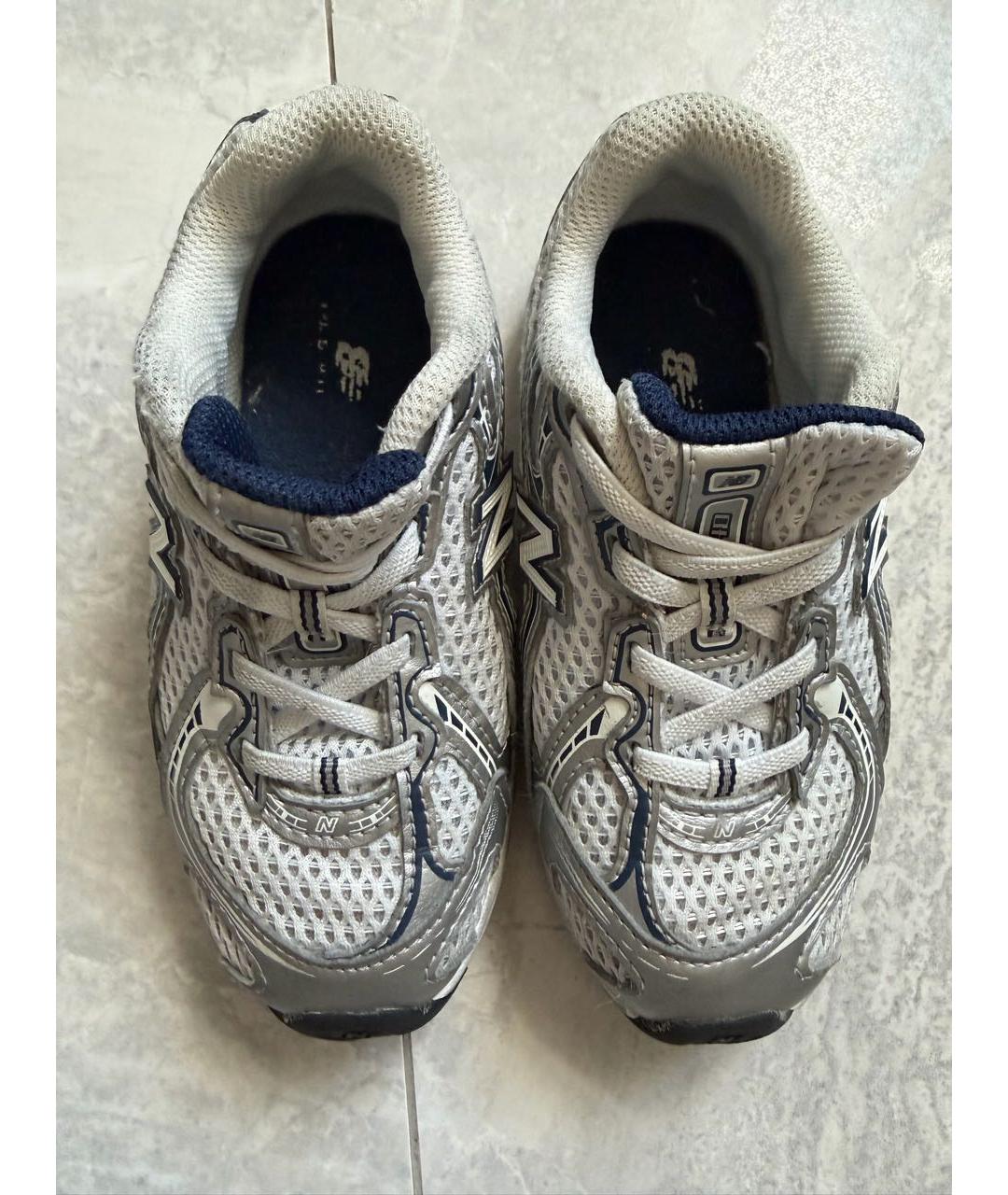 NEW BALANCE Серебряные кеды, фото 3