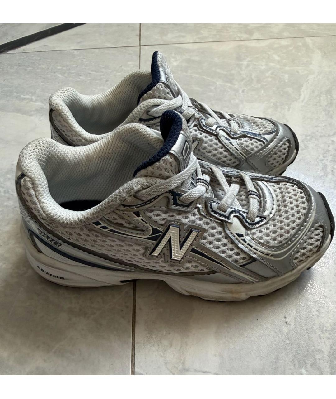 NEW BALANCE Серебряные кеды, фото 5