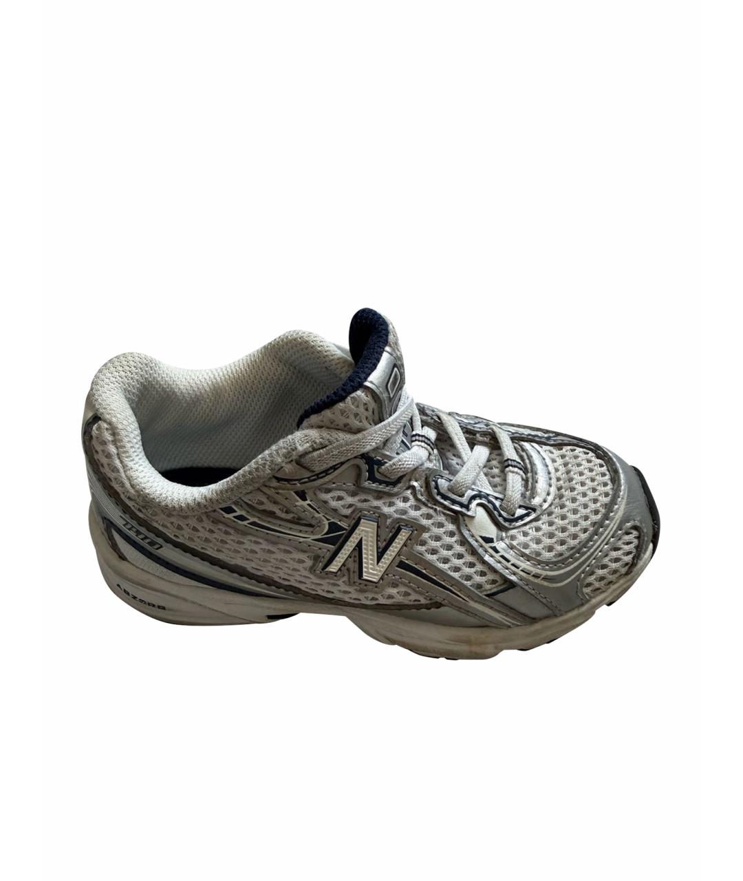NEW BALANCE Серебряные кеды, фото 1