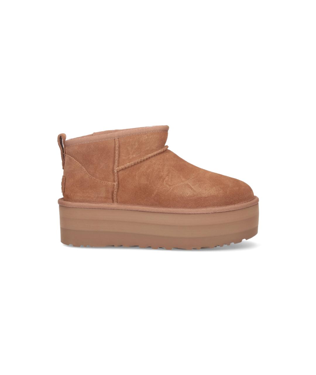 UGG Коричневые замшевые ботинки, фото 6