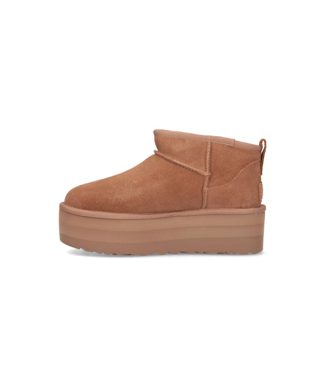 UGG Коричневые замшевые ботинки, фото 3