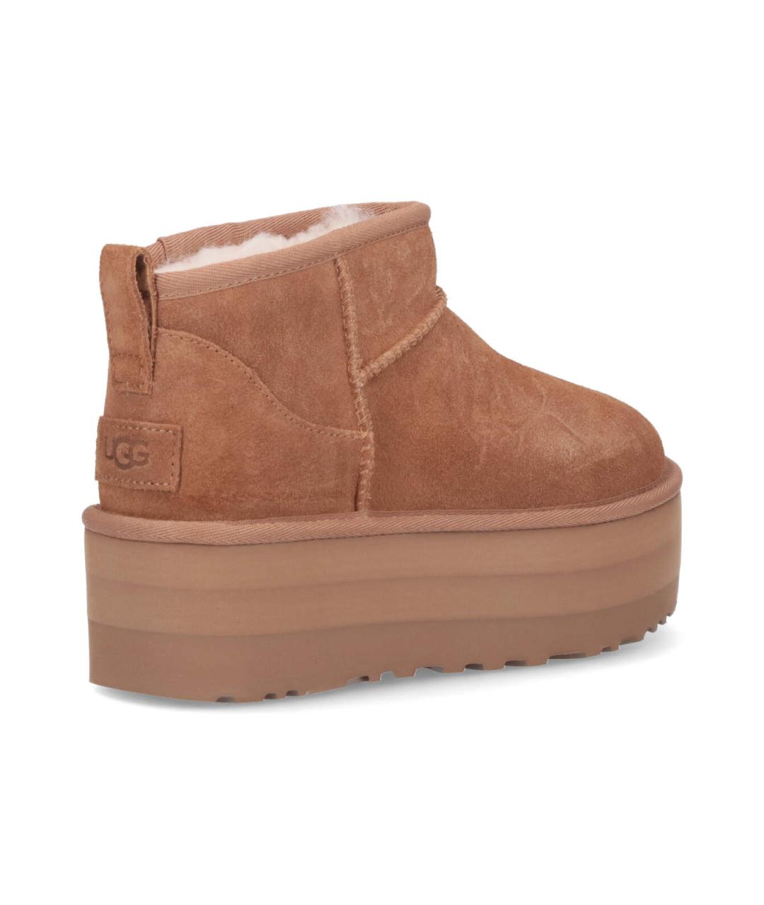 UGG Коричневые замшевые ботинки, фото 4