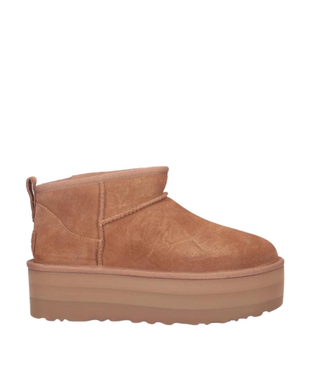 UGG Коричневые замшевые ботинки, фото 1