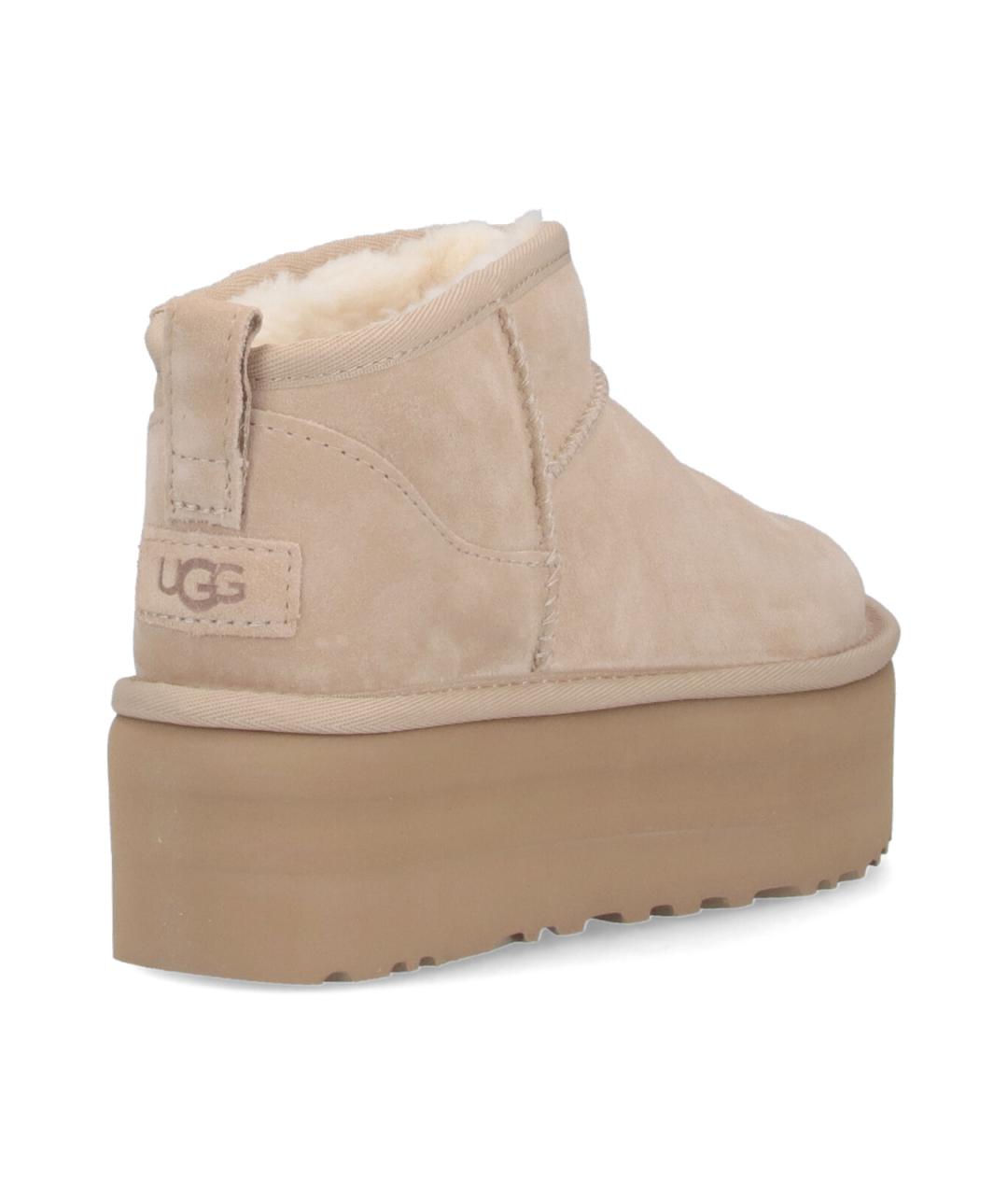 UGG Бежевые сапоги, фото 4