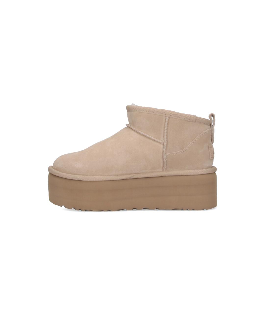 UGG Бежевые сапоги, фото 3