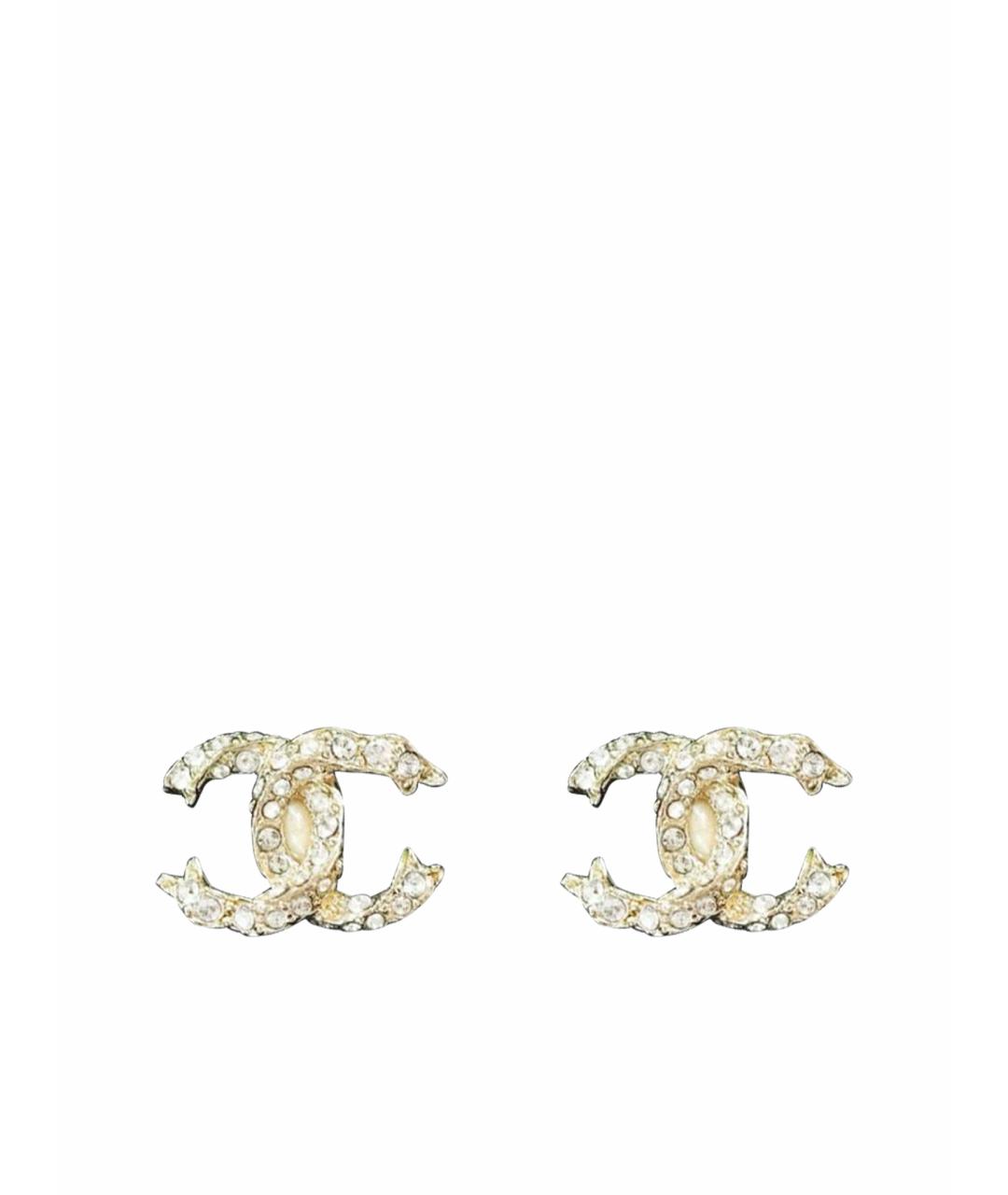 CHANEL Золотые серьги, фото 1
