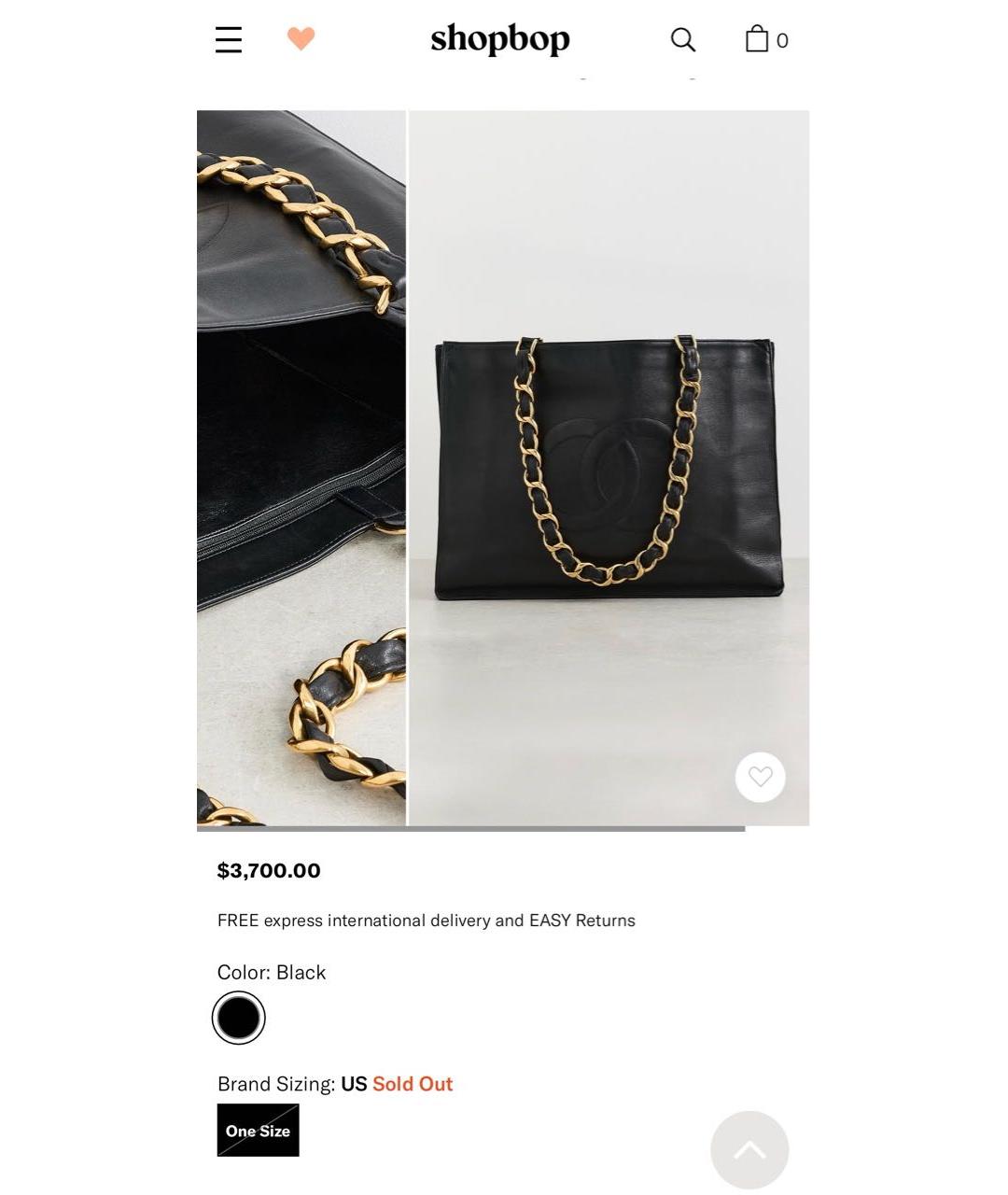 CHANEL Черная кожаная сумка тоут, фото 7