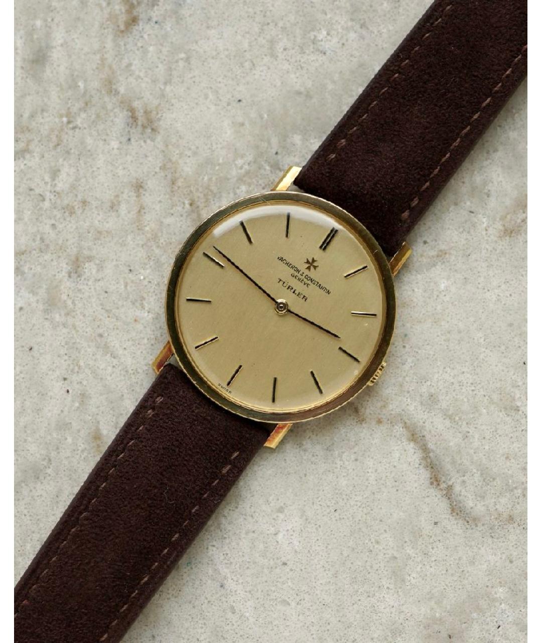 VACHERON CONSTANTIN Горчичные часы из желтого золота, фото 9