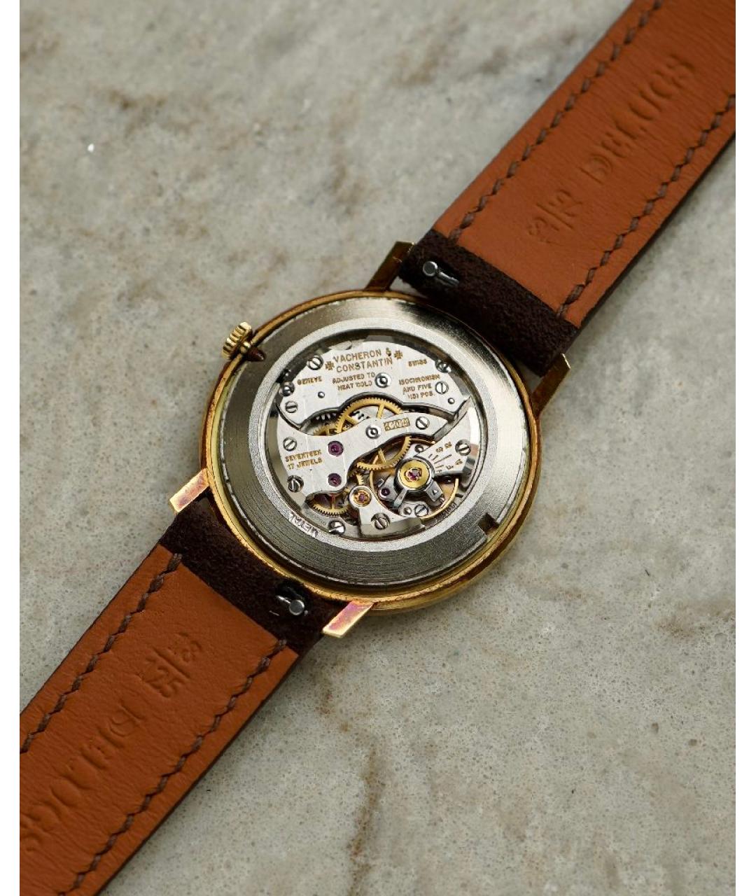 VACHERON CONSTANTIN Горчичные часы из желтого золота, фото 7