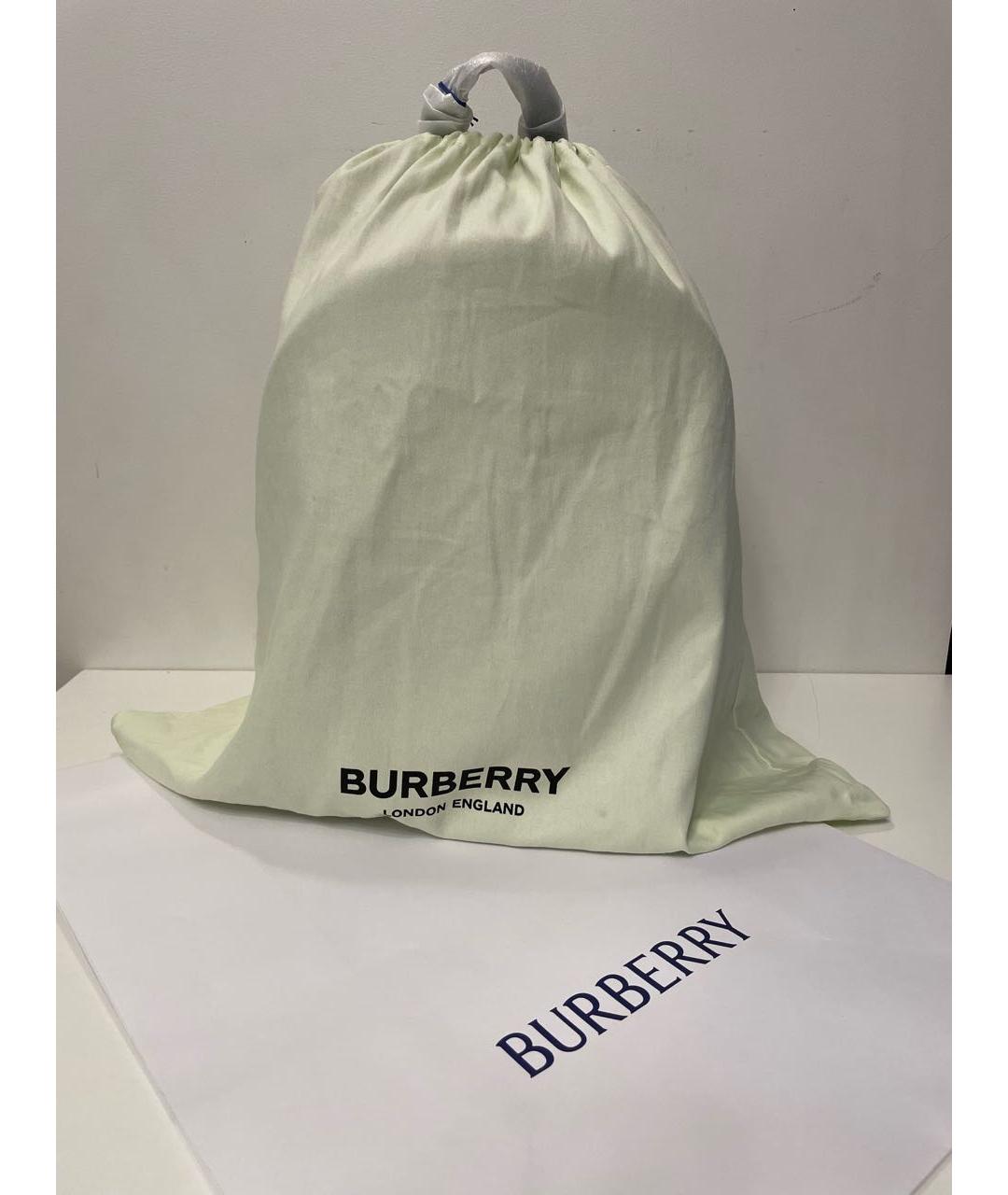BURBERRY Черный кожаный рюкзак, фото 6