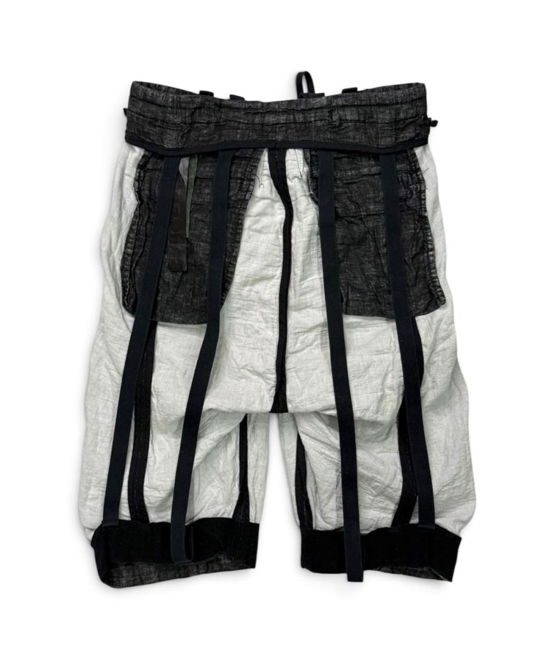 BORIS BIDJAN Черные хлопковые шорты, фото 9