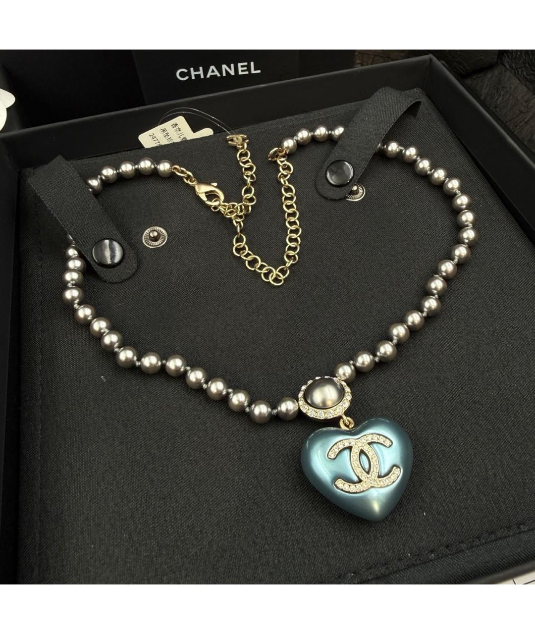 CHANEL Серебряное колье, фото 2