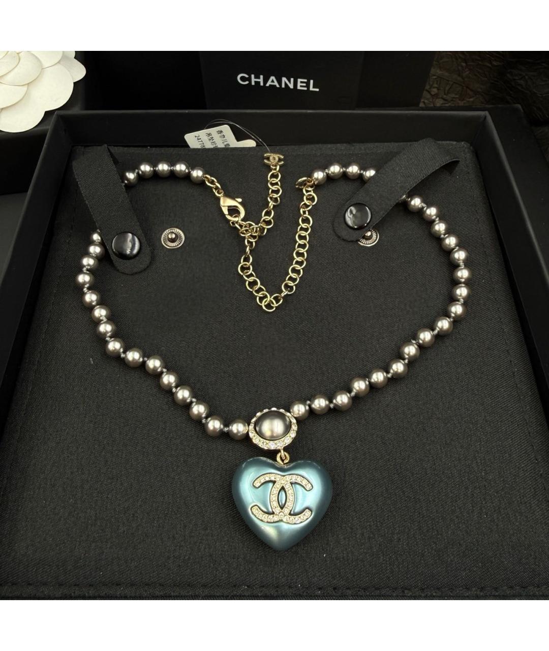 CHANEL Серебряное колье, фото 6