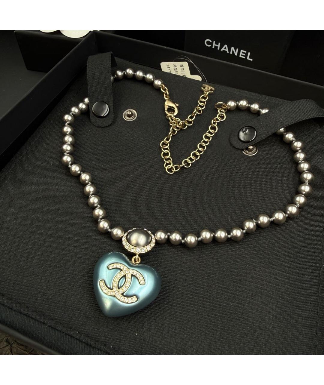 CHANEL Серебряное колье, фото 3