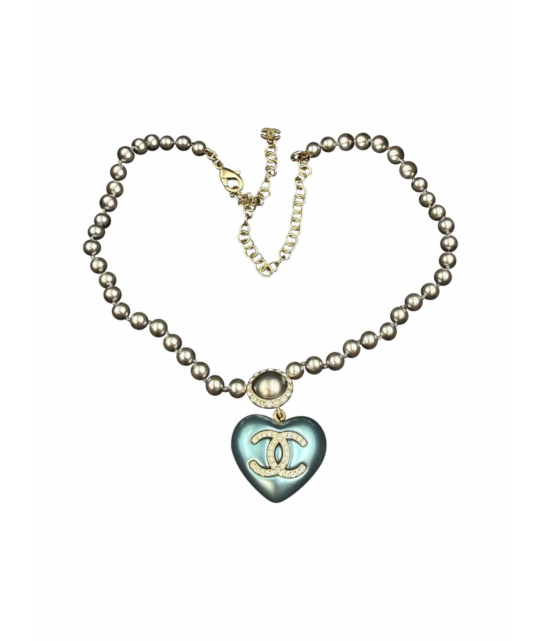 CHANEL Серебряное колье, фото 1