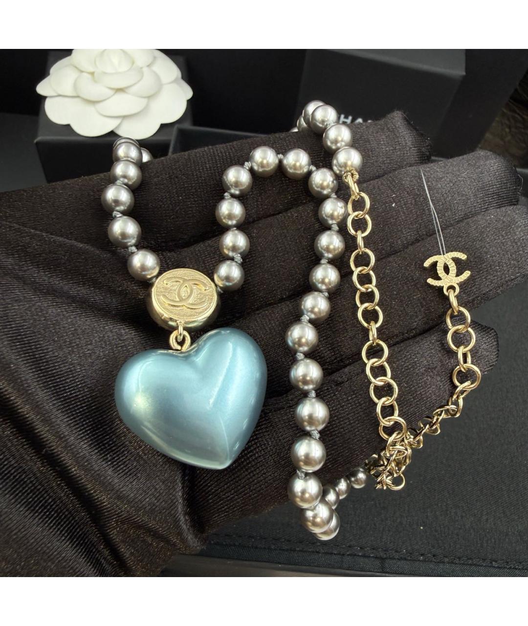 CHANEL Серебряное колье, фото 4