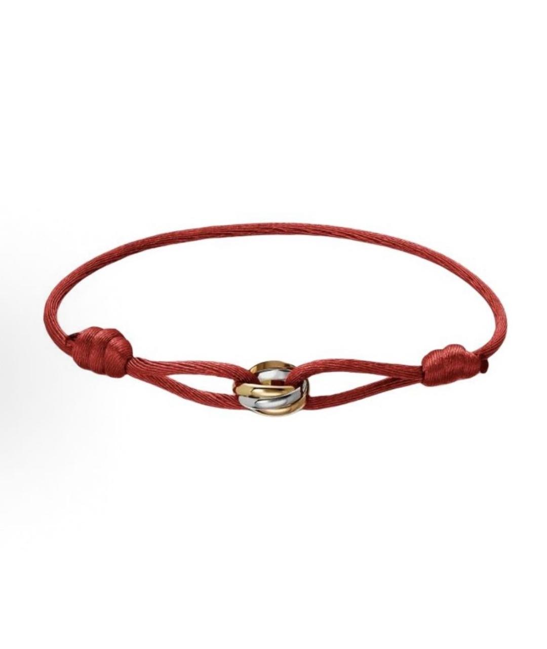 CARTIER Красный браслет из белого золота, фото 3