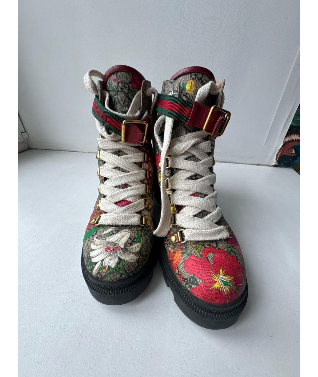 GUCCI Мульти кожаные ботинки, фото 2