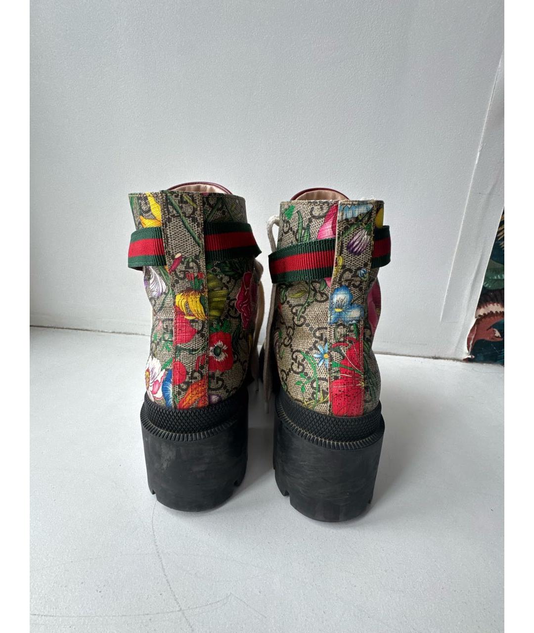 GUCCI Мульти кожаные ботинки, фото 4