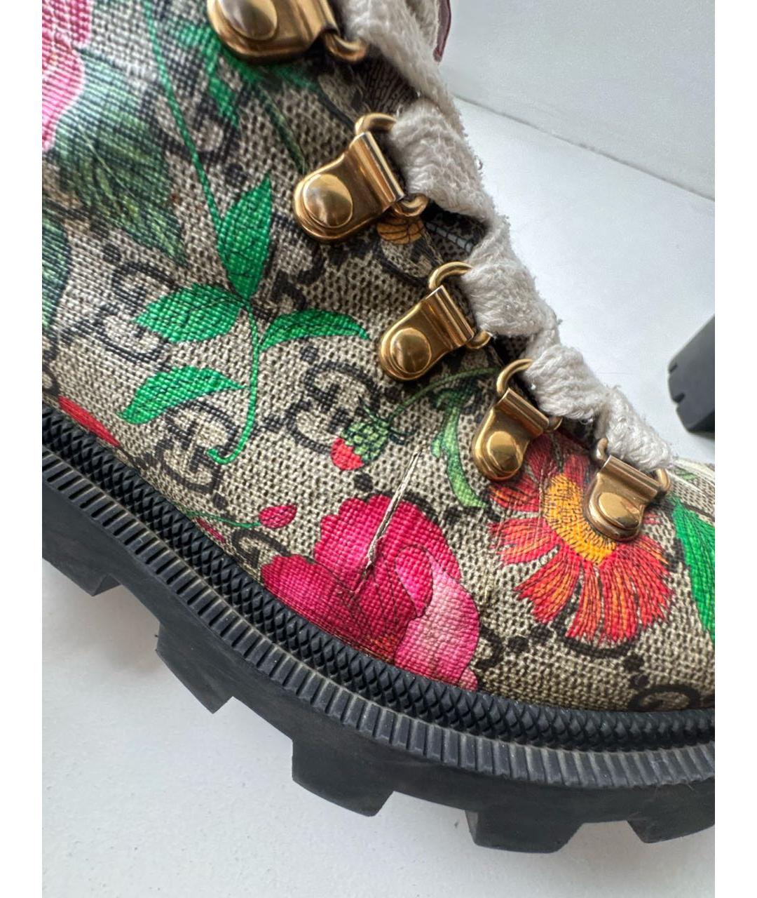 GUCCI Мульти кожаные ботинки, фото 7