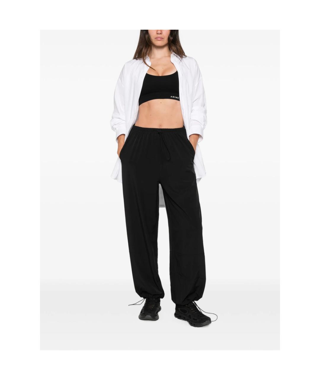 CALVIN KLEIN Черные прямые брюки, фото 3