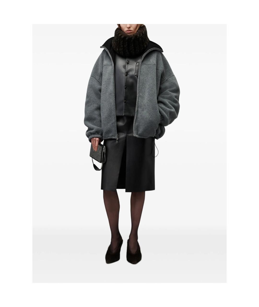 ALEXANDER WANG Серая куртка, фото 2