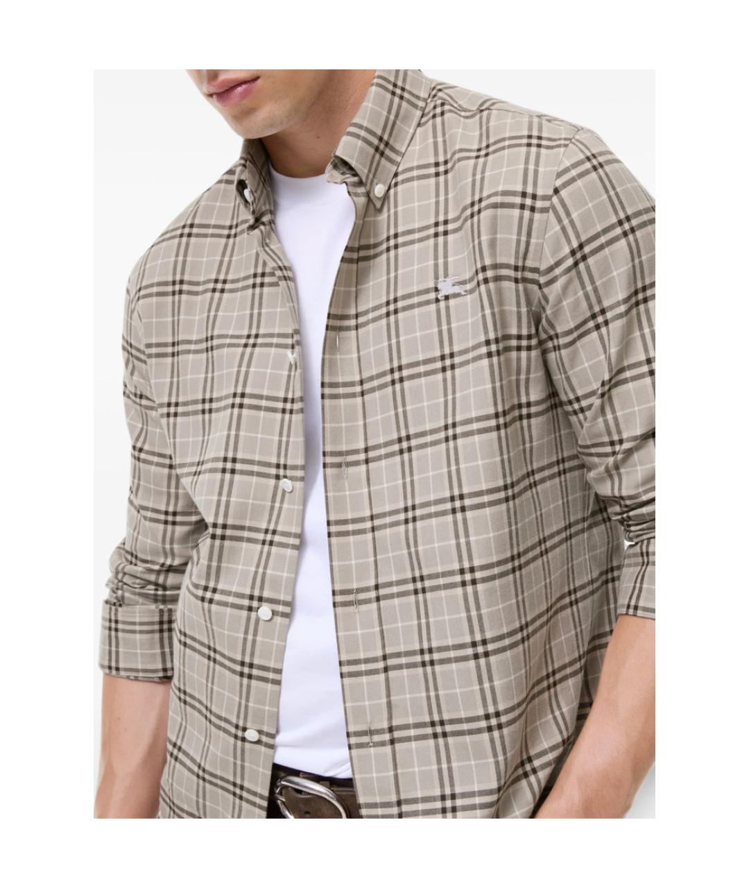 BURBERRY Мульти хлопковая кэжуал рубашка, фото 2