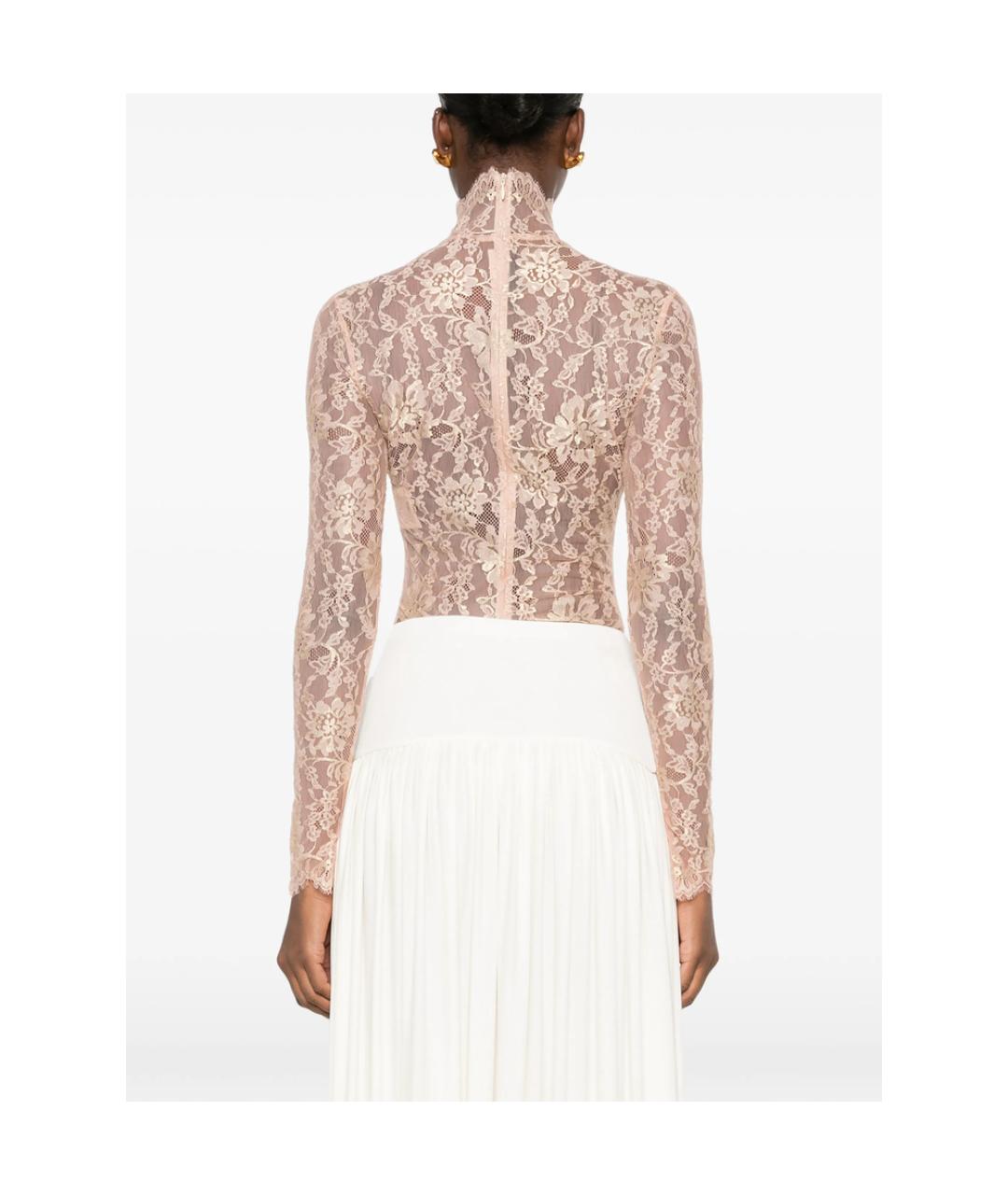 VALENTINO Бежевое хлопковое боди, фото 2