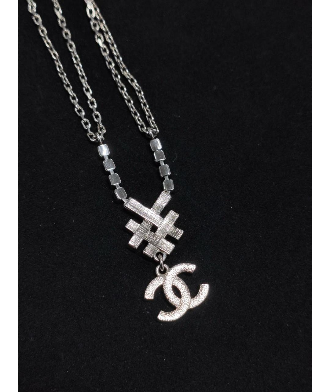 CHANEL Серебряное колье, фото 3