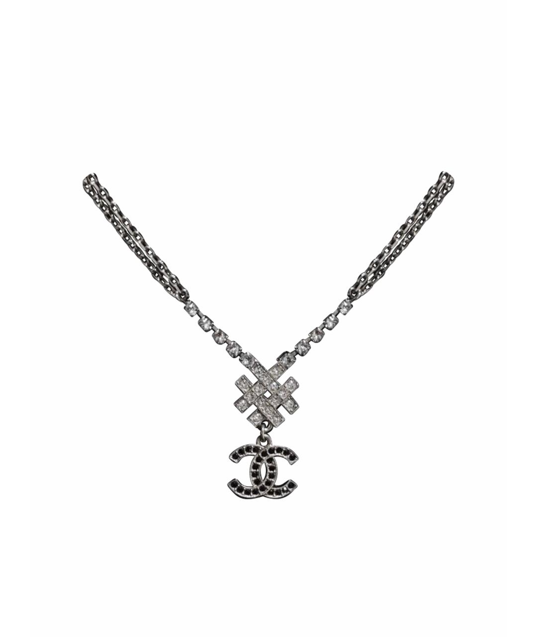CHANEL Серебряное колье, фото 1
