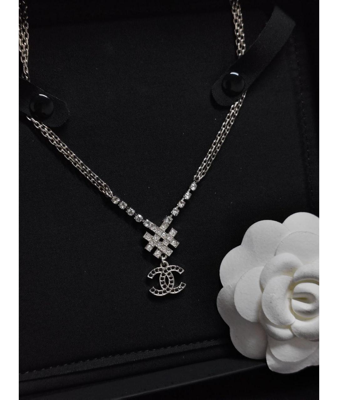 CHANEL Серебряное колье, фото 7