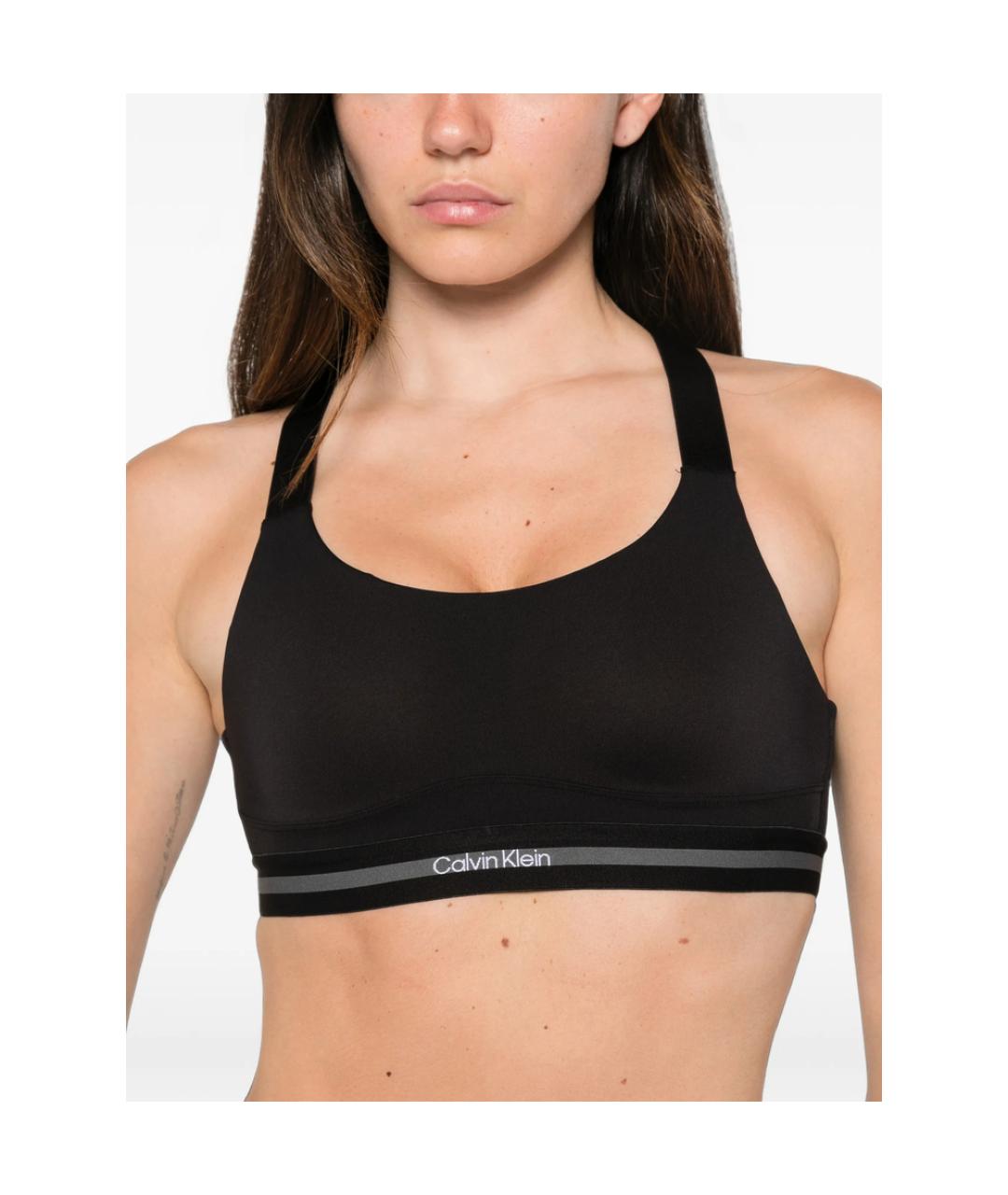 CALVIN KLEIN Черный бюстгалтеры, фото 4